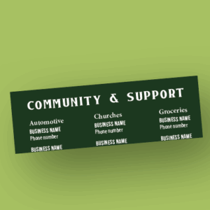 Community Contact - All 7 Billboards